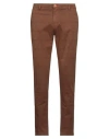 Sseinse Man Pants Brown Size 28 Cotton, Elastane