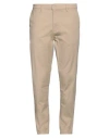 Sseinse Man Pants Camel Size 40 Cotton, Elastane In Beige