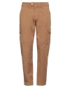 Sseinse Man Pants Camel Size 38 Cotton, Elastane In Beige