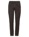 Sseinse Man Pants Dark Brown Size 38 Cotton, Elastane