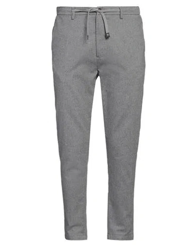 Sseinse Man Pants Grey Size 28 Cotton, Polyester, Rayon, Elastane