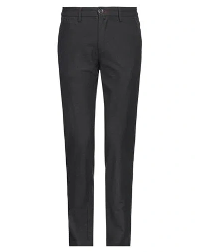 Sseinse Man Pants Steel Grey Size 32 Cotton, Polyester, Viscose, Elastane In Black