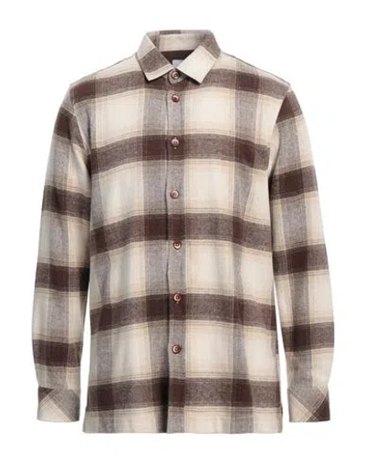 Sseinse Man Shirt Brown Size Xxl Acrylic