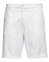 Sseinse Man Shorts & Bermuda Shorts White Size 40 Cotton, Elastane
