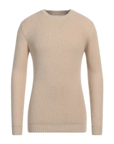 Sseinse Man Sweater Beige Size S Acrylic, Nylon In Beige