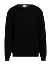 Sseinse Man Sweater Navy Blue Size M Cotton In Black