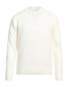 Sseinse Man Sweater Ivory Size Xxl Polyester In White