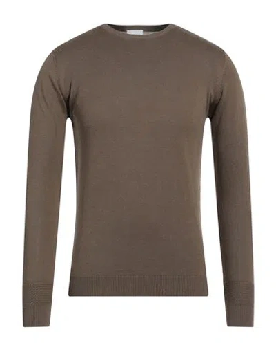 Sseinse Man Sweater Khaki Size S Cotton In Beige
