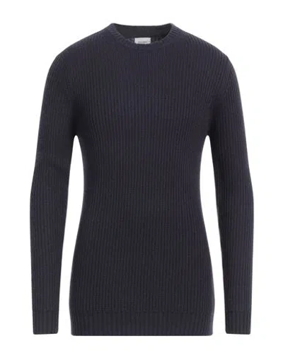 Sseinse Man Sweater Navy Blue Size S Acrylic, Nylon In Black