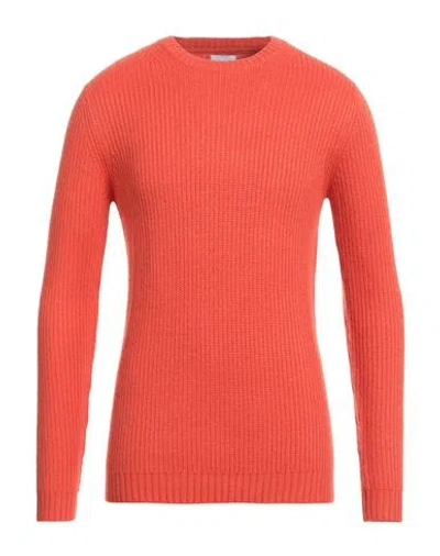 Sseinse Man Sweater Orange Size Xxl Acrylic, Nylon
