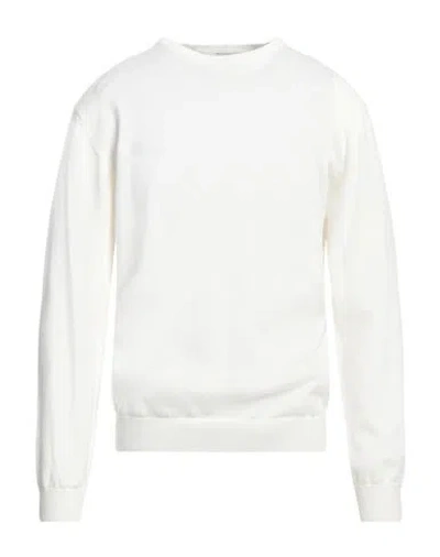 Sseinse Man Sweater White Size Xl Cotton In White