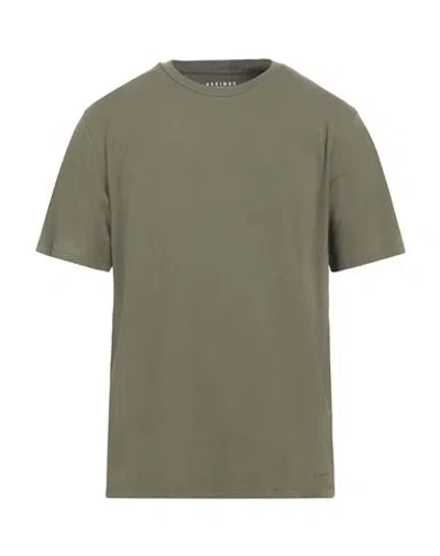 Sseinse Man T-shirt Military Green Size Xxl Cotton, Elastane