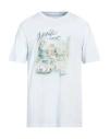 Sseinse Man T-shirt Sky Blue Size Xxl Cotton