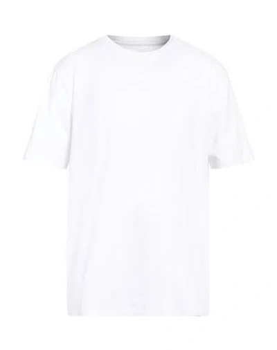 Sseinse Man T-shirt White Size Xxl Cotton, Elastane In White
