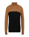 Sseinse Man Turtleneck Camel Size Xxl Acrylic, Polyamide, Wool In Beige
