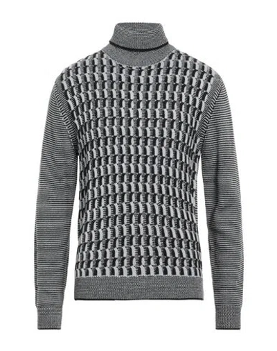 Sseinse Man Turtleneck Grey Size Xl Acrylic, Wool In Gray