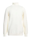 Sseinse Man Turtleneck Ivory Size Xxl Viscose, Nylon In White