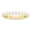 SSELECTS 1 1/2 CARAT TW LOW SET DIAMOND ETERNITY BAND IN 10K YELLOW GOLD