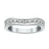 SSELECTS 1 CARAT TW DIAMOND CHANNEL SET CURVED BAND IN 14K WHITE GOLD