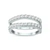 SSELECTS 1 CARAT TW DIAMOND INSERT RING IN 14K WHITE GOLD