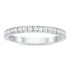 SSELECTS 1/2 CARAT TW DIAMOND ETERNITY WEDDING BAND IN 10K WHITE GOLD