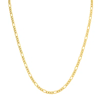 Sselects 14k Filled 3.5mm Figaro Chain With Lobster Clasp - 18 Inch In Gold