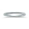 SSELECTS 1MM THIN HAND-SQUEEZED MILGRAIN WEDDING BAND IN 14K WHITE GOLD