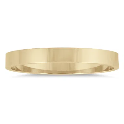 Sselects 2mm Flat Wedding Band In 14k Yellow Gold