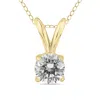 SSELECTS 3/8 CARAT DIAMOND SOLITAIRE PENDANT IN 14K