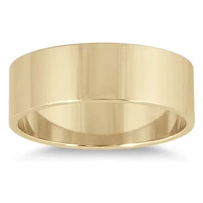 Sselects 6mm Flat Wedding Band In 14k Yellow Gold