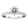 SSELECTS AGS CERTIFIED 1 CARAT DIAMOND SOLITAIRE RING IN 14K WHITE GOLD J-K COLOR, I2-I3 CLARITY