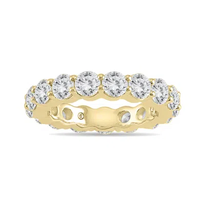 Sselects Ags Certified Diamond Eternity Band In 14k Yellow Gold 3.75 - 4.25 Ctw