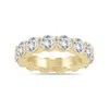 SSELECTS AGS CERTIFIED DIAMOND ETERNITY BAND IN 14K YELLOW GOLD 6 1/2 - 7 1/2 CTW