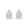 SSELECTS LAB GROWN 1/4 CARAT PEAR SHAPED SOLITAIRE DIAMOND EARRINGS IN 14K WHITE GOLD
