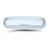 SSELECTS PLATINUM 5MM DOMED COMFORT FIT WEDDING BAND