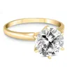 SSELECTS PREMIUM QUALITY - 1 CARAT DIAMOND SOLITAIRE RING IN 14K YELLOW GOLD E-F COLOR, SI1-SI2 CLARITY