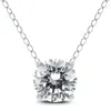 SSELECTS SIGNATURE QUALITY 1 CARAT FLOATING ROUND DIAMOND SOLITAIRE NECKLACE IN 14K