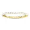 SSELECTS WOMEN'S 1/2 CARAT TW THIN DIAMOND ETERNITY BAND IN 10K YELLOW GOLD