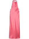 Ssheena Adorabile Satin Gown In 粉色