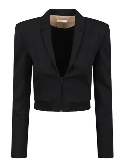 Ssheena Crop Jacket With Zipper