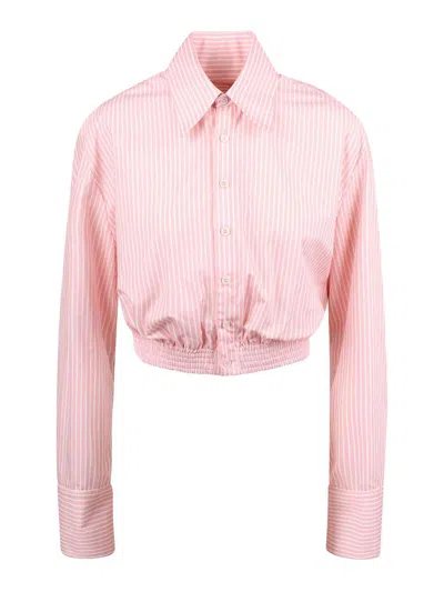 Ssheena Striped Shirt With Elastic