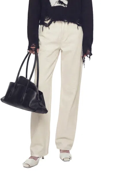 Ssheena Distressed Baggy Jeans In Neutral