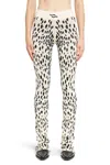 Ssheena Animal-pattern Knitted Trousers In Multicolor