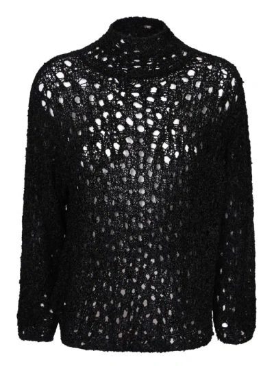 Ssheena Long Sleeve Sweater In Black