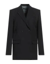 Ssheena Man Blazer Black Size 40 Polyester, Virgin Wool, Elastane In Black