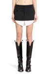 Ssheena Woman Black Skirts In Black