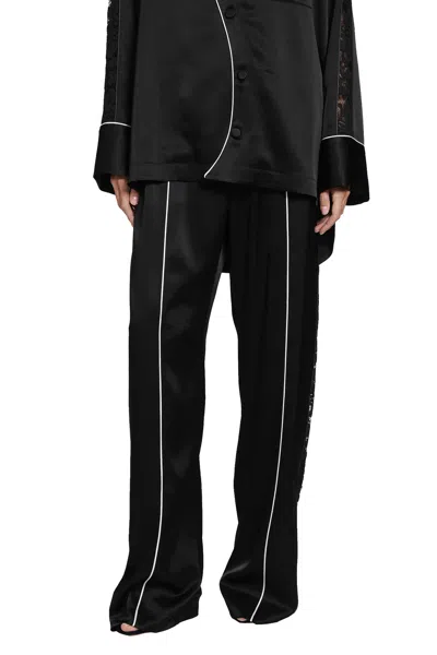 Ssheena Paji Satin Trousers In Black