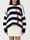 Ssheena Kannella Striped Sweater In White