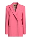 Ssheena Double-breasted Blazer In Pink