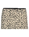 Ssheena Woman Mini Skirt Beige Size 6 Polyethylene, Virgin Wool, Elastane In Beige